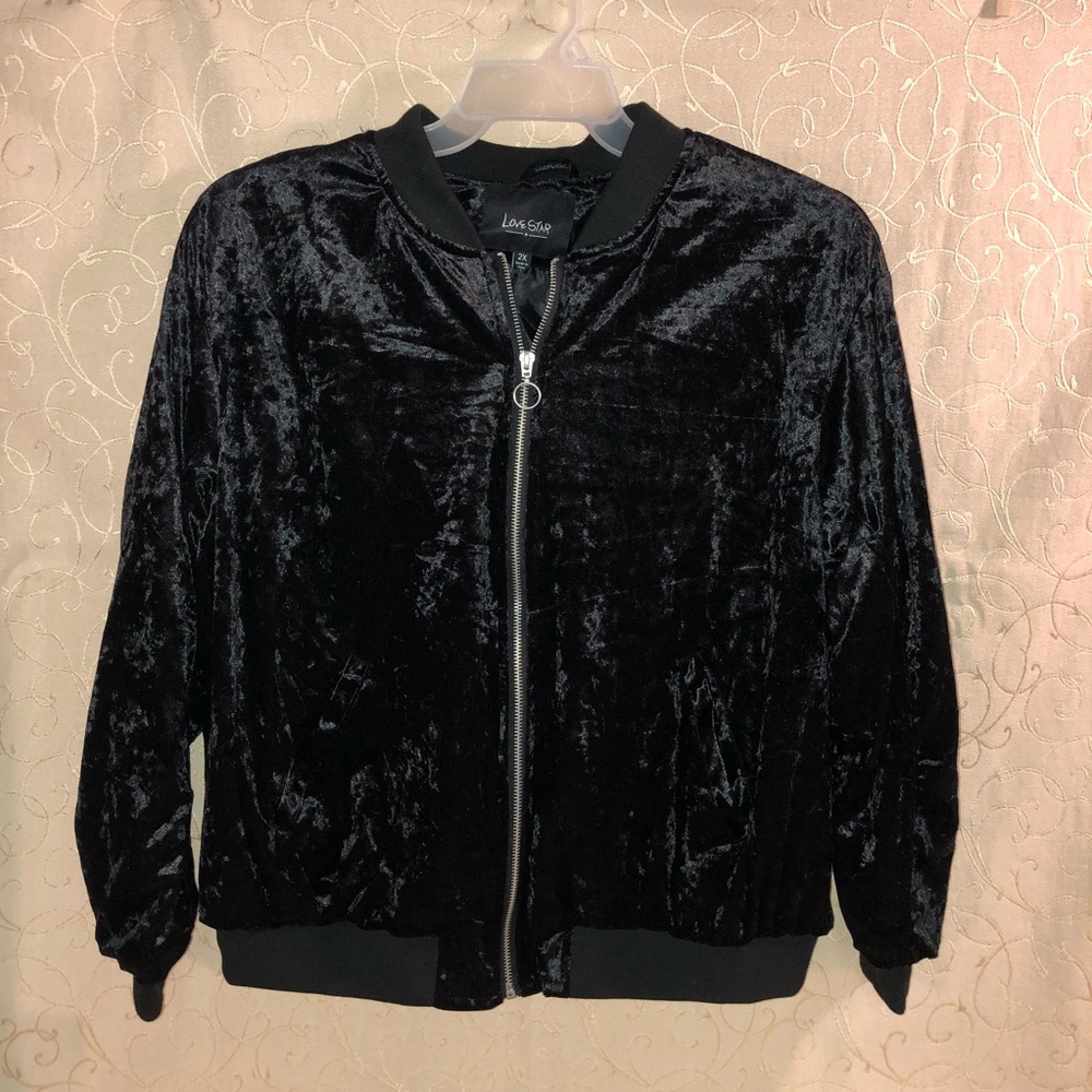 Velvet Bomber Jacket
